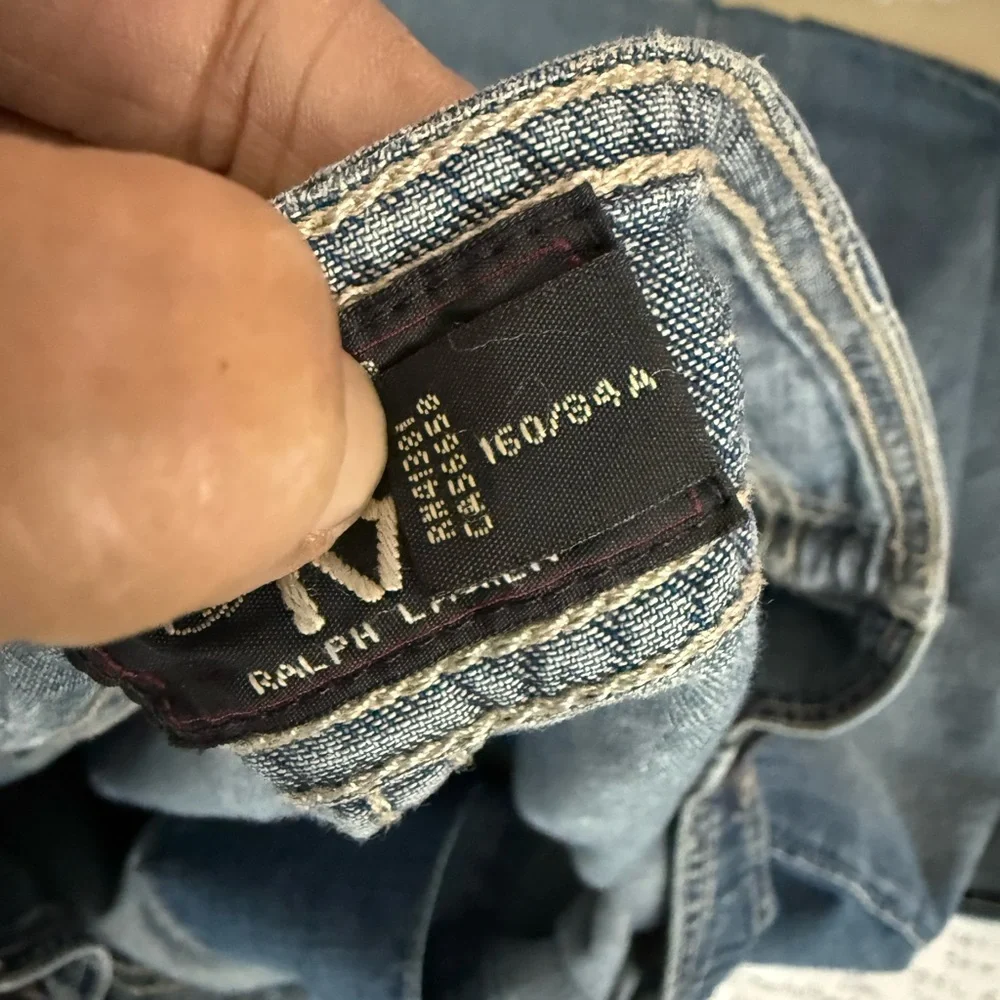 RRL double R Ralph Lauren, chambray, button-down, midi skirt. M - Picture 8 of 9